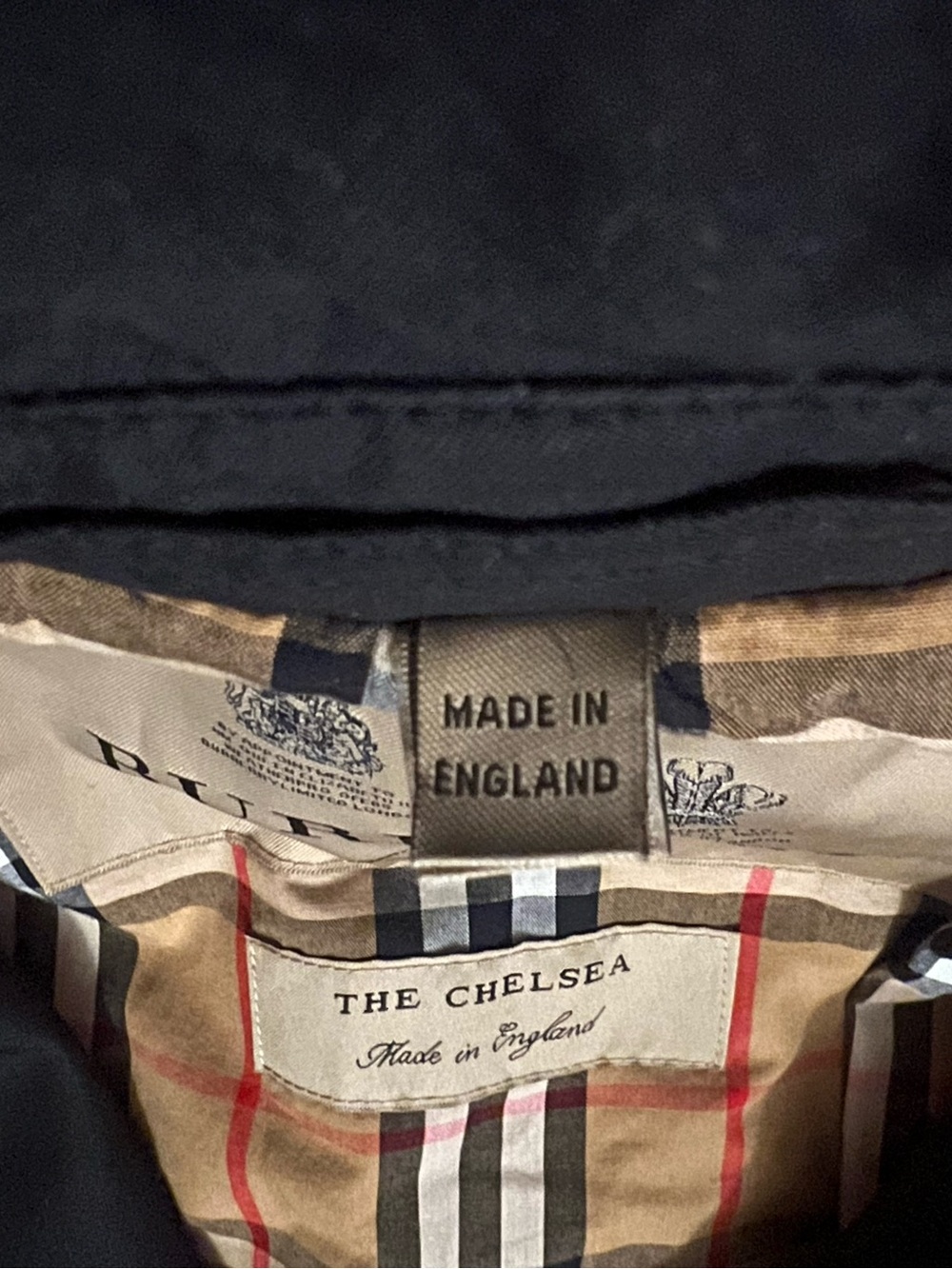 Burberry "Chelsea" Heritage Trench Coat VTG Check Lining&Slim Silhouette Sz 12UK - Picture 13 of 13